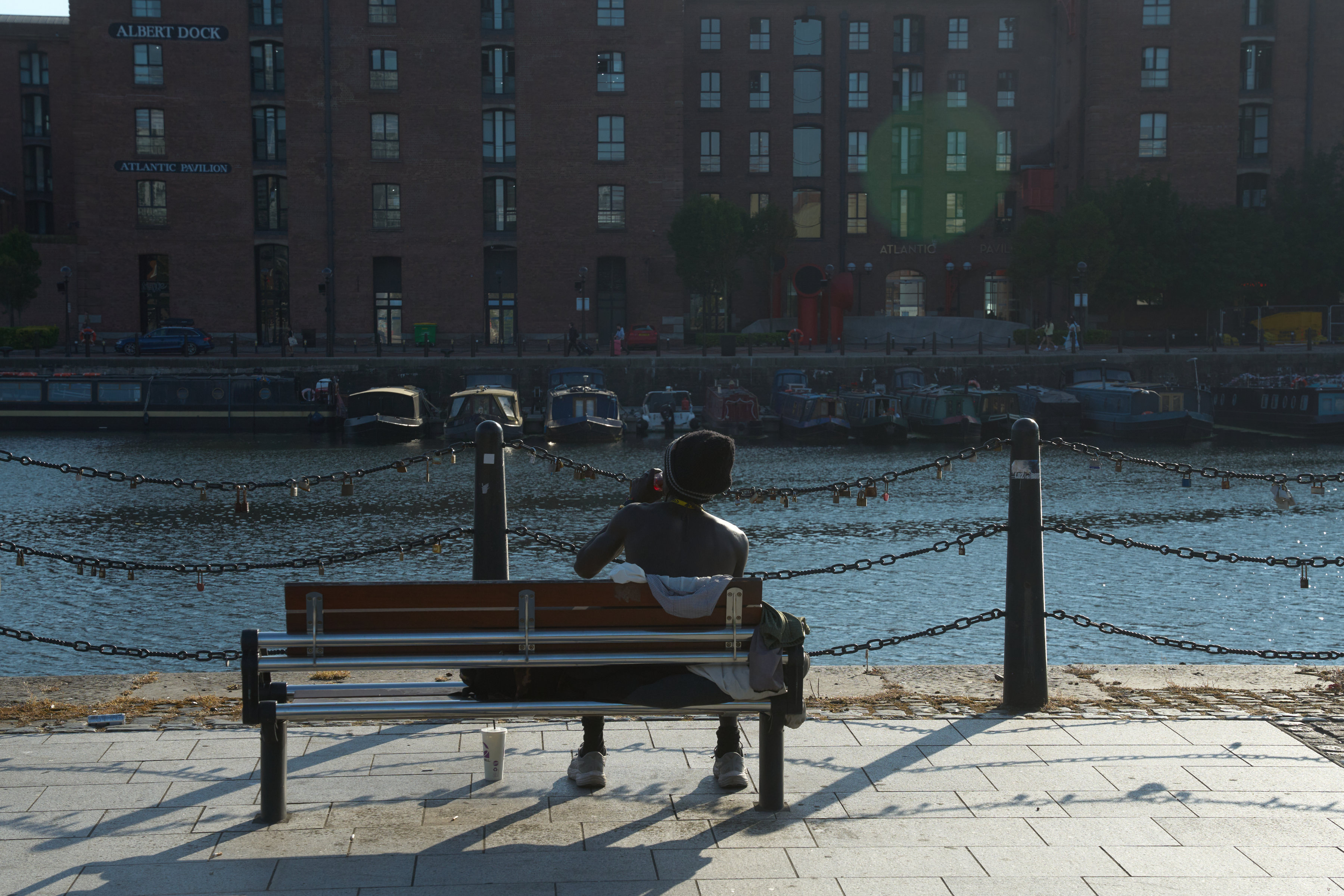 RAW Unprocessed Bench Scene